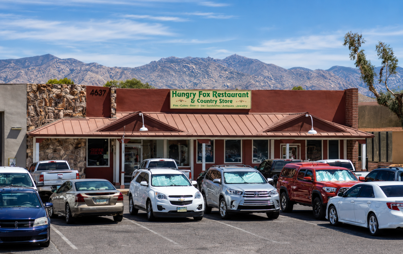 The Hungry Fox restaurant on Broadway Boulevard